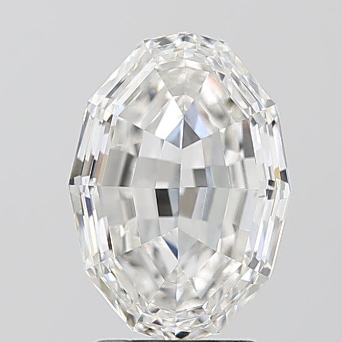 2.94ct Oval Step Cut, E VS1 — IGI
