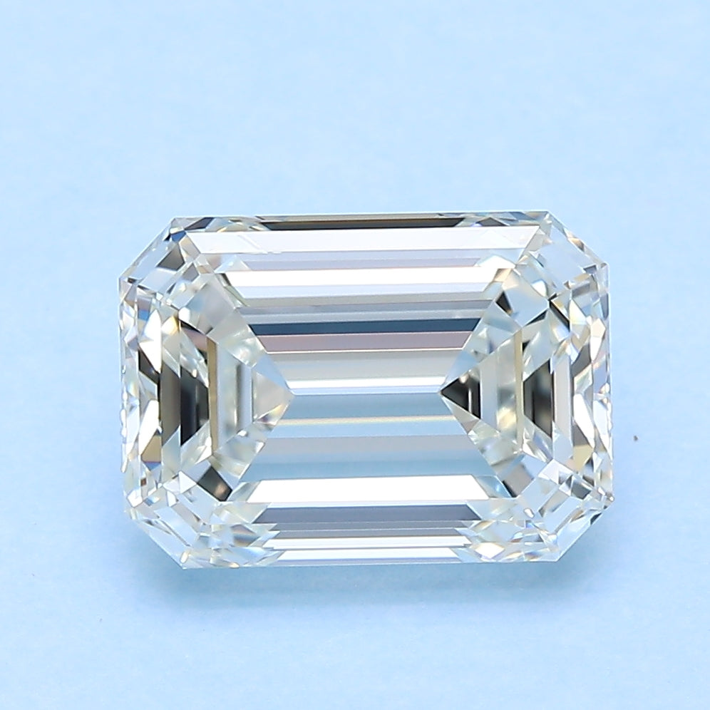 3.02ct Emerald Natural Diamond — I VVS2, GIA Certified