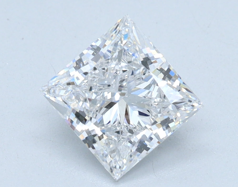 1.08ct Princess, D VS2 — IGI