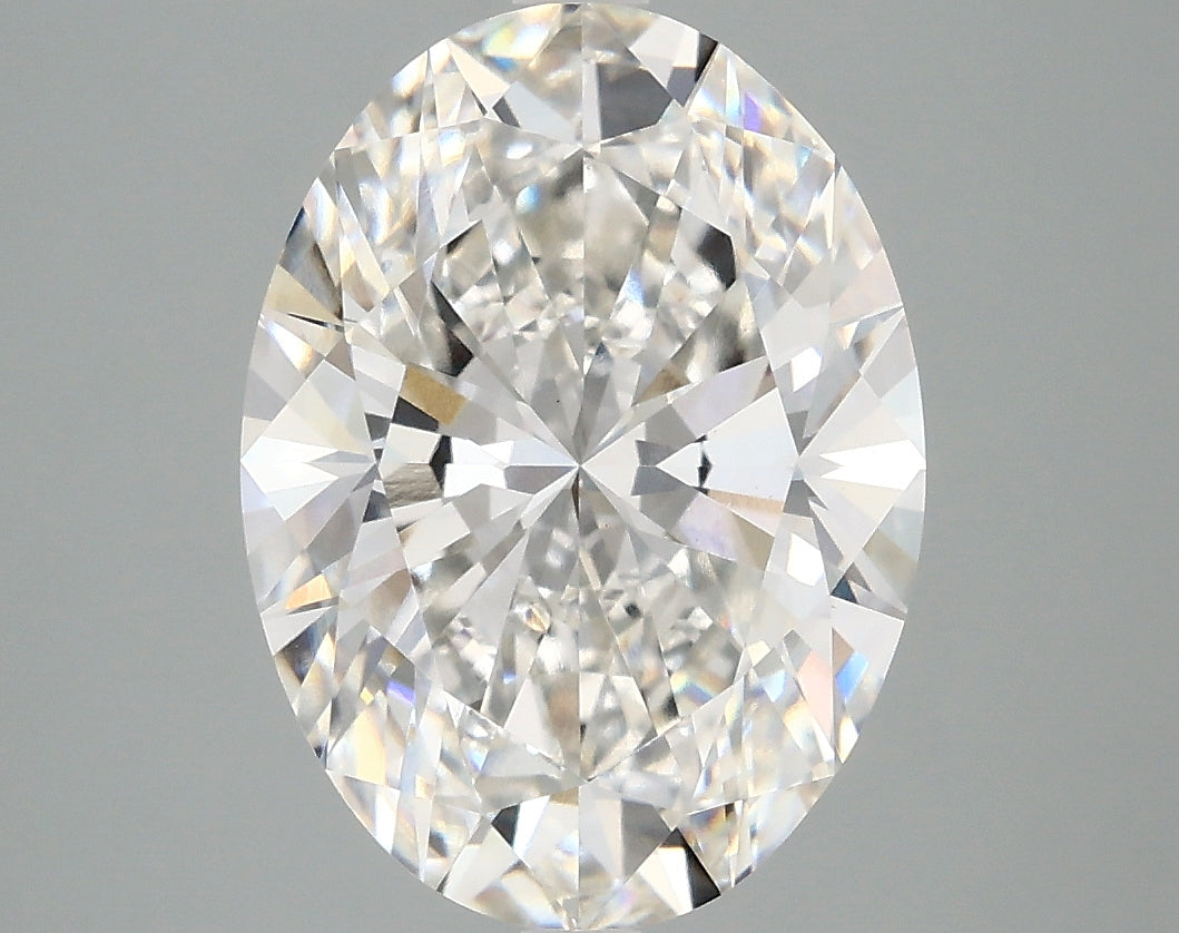 3.86ct Oval, F VVS2 — IGI