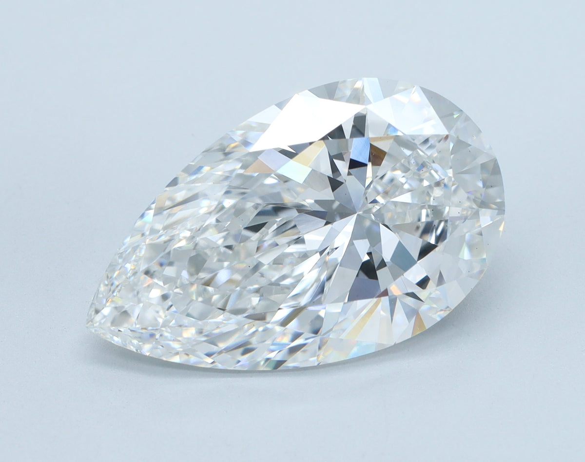 6.02ct Pear, D VS2 — IGI