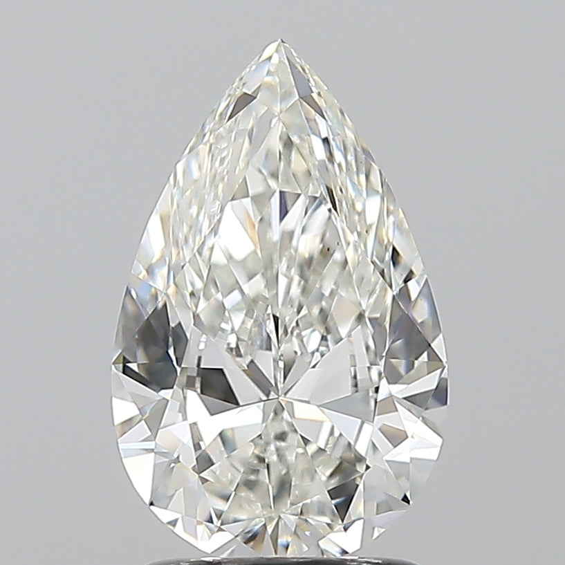 1.7ct Pear Natural Diamond — H VS1, GIA Certified