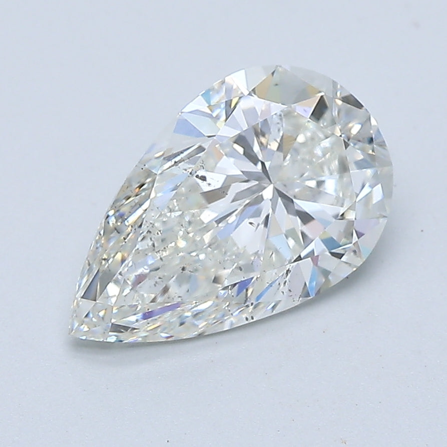 1.7ct Pear Natural Diamond — G SI2, GIA Certified