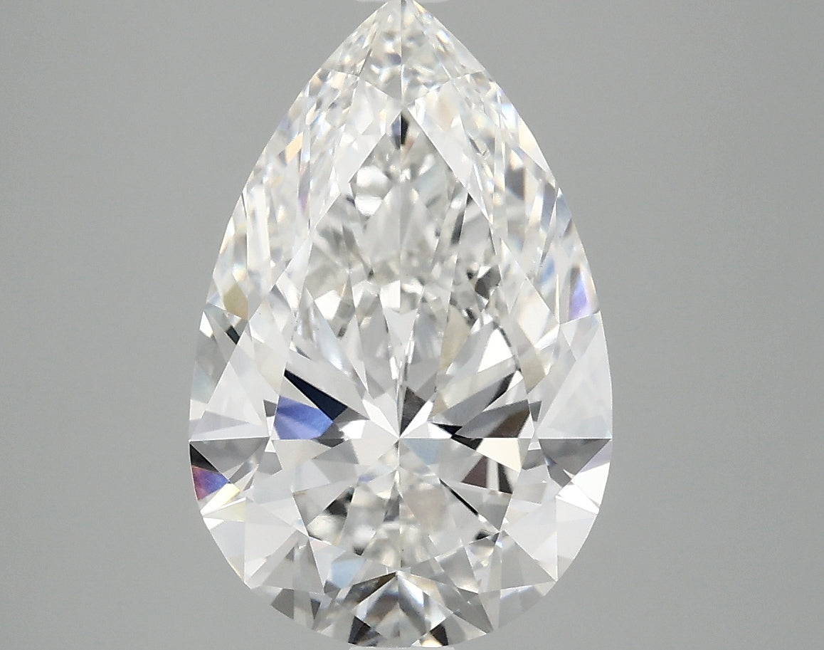 3.9ct Pear, F VS1 — IGI