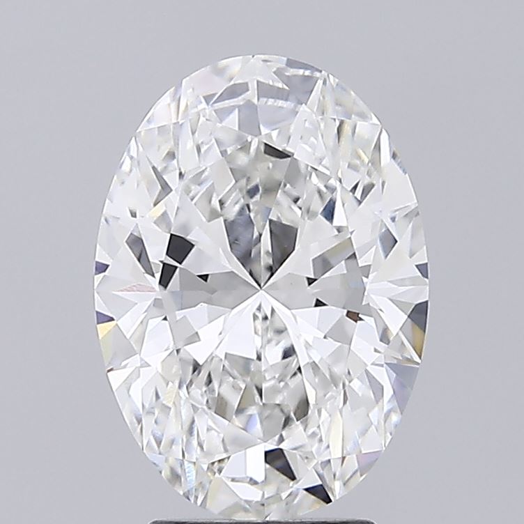 3.66ct Oval, F VVS2 — IGI