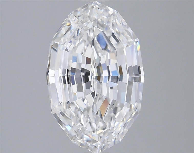 2.85ct Oval Step Cut Lab-Grown Diamond — D VVS2, IGI Certified