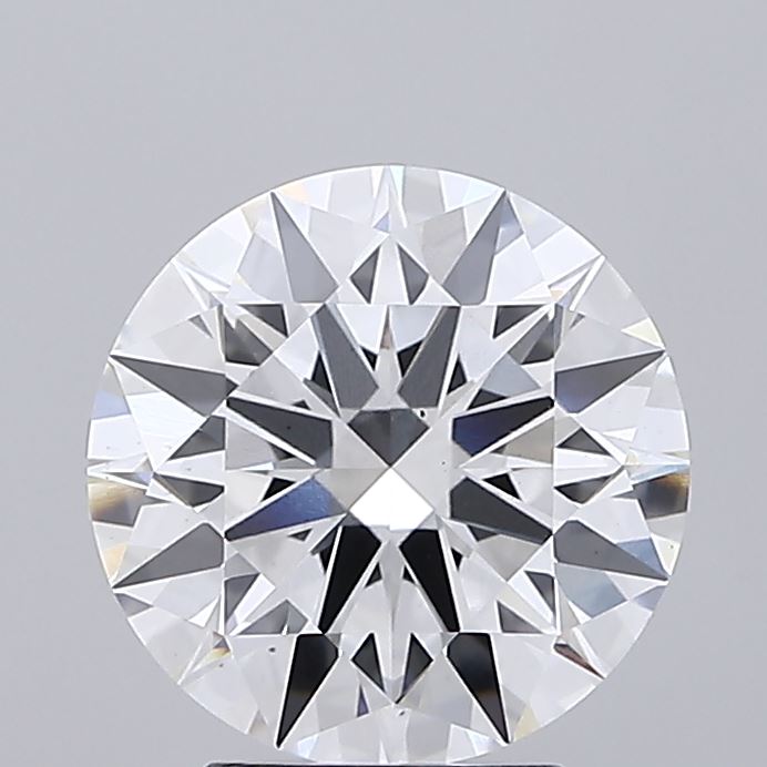 3.44ct Round Lab-Grown Diamond — F VS2, IGI Certified