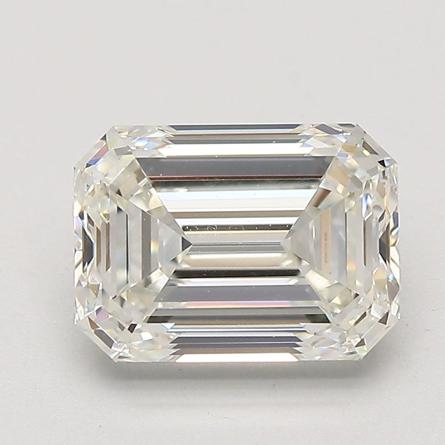 2.65ct Emerald Natural Diamond — J VVS1, GIA Certified