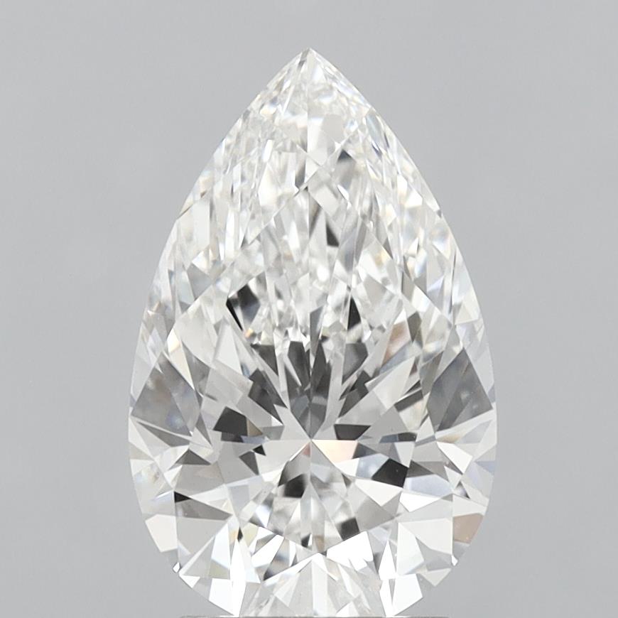 3.05ct Pear Lab-Grown Diamond — F VVS2, IGI Certified
