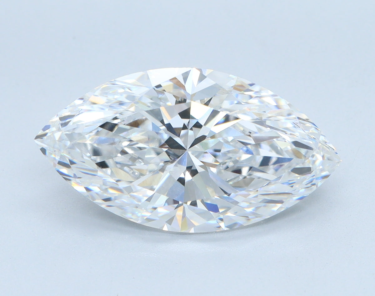 4.07ct Marquise, D VVS2 — IGI