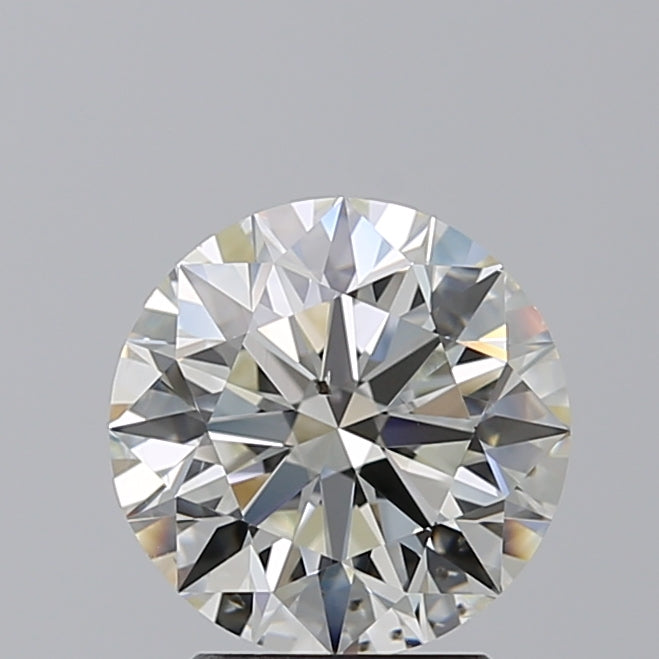2.72ct Round Natural Diamond — J SI2, GIA Certified