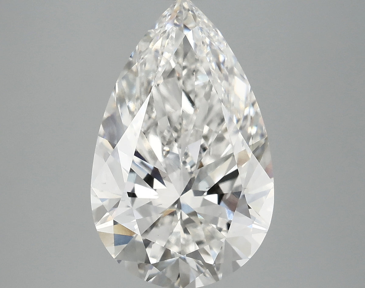 5.0ct Pear, F VS2 — IGI