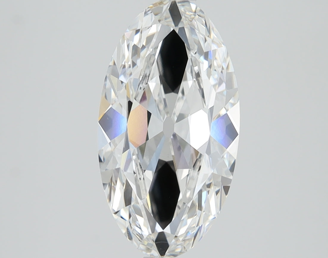 2.06ct Moval, D VVS2 — IGI