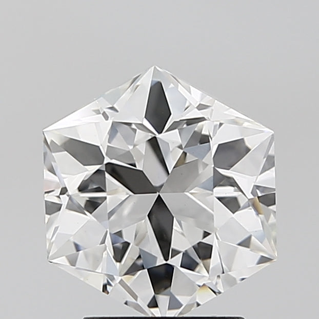 2.7ct Hexagonal, F VS1 — IGI