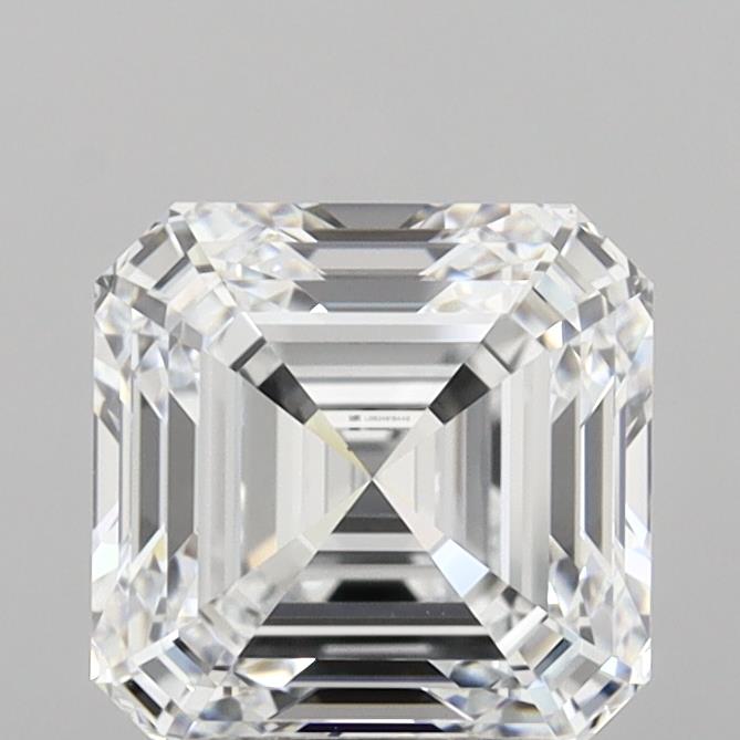 3.04ct Asscher Lab-Grown Diamond — D VVS2, IGI Certified