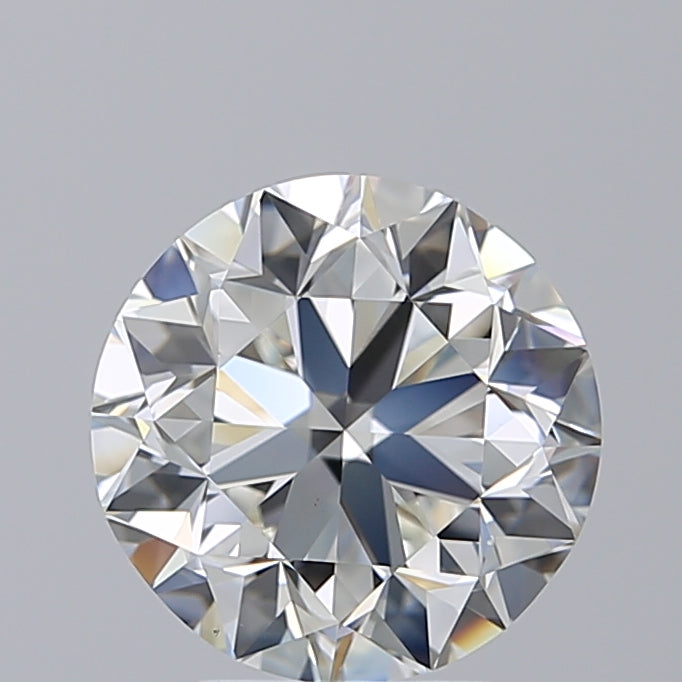 4.0ct Round, H VS2 — GIA