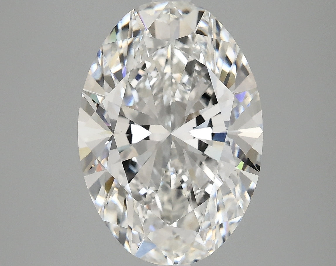 4.09ct Oval, F VVS2 — IGI