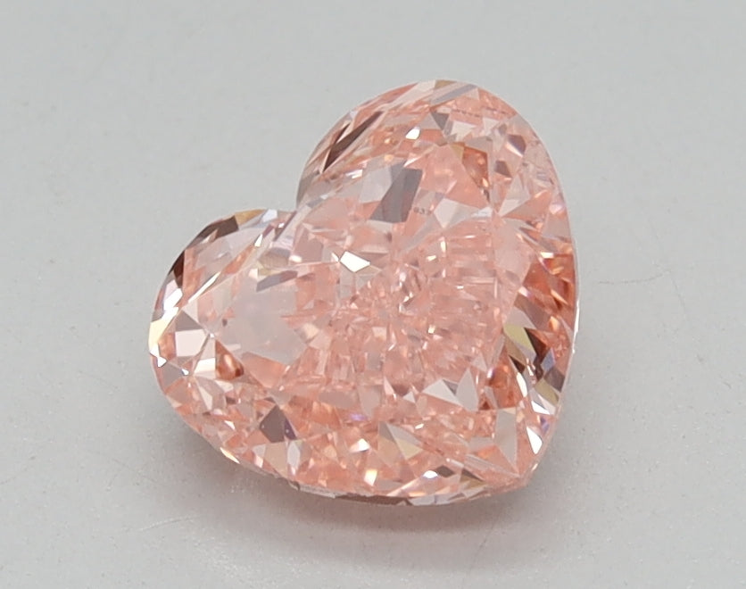 1.03ct Heart Fancy Vivid Pink Lab-Grown Diamond — VVS2 | IGI