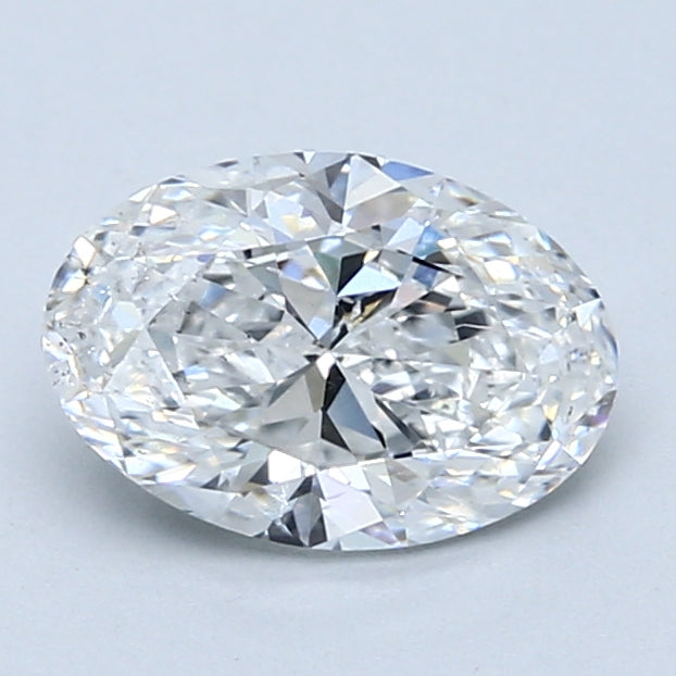 1.51ct Oval Natural Diamond — D SI2, GIA Certified
