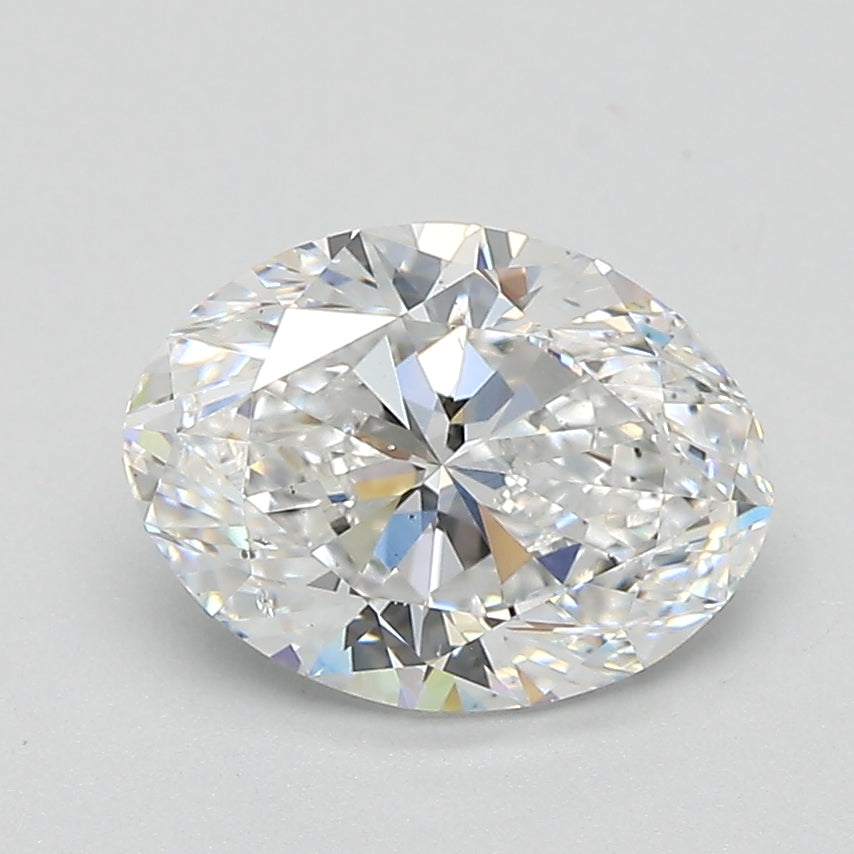 1.71ct Oval Natural Diamond — E SI1, GIA Certified