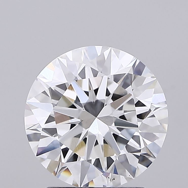 2.18ct Round, E VS1 — IGI