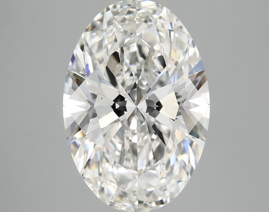 4.08ct Oval, F VS1 — IGI