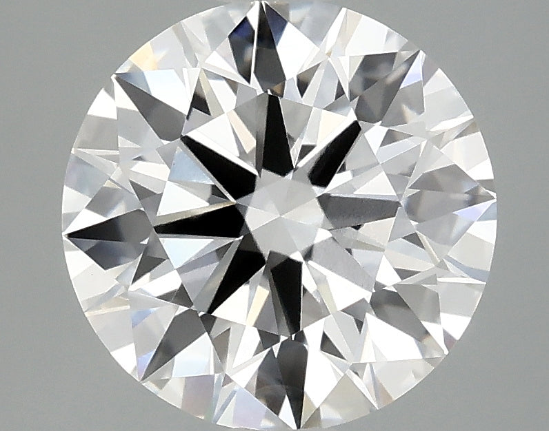 3.08ct Round, E VVS2 — IGI