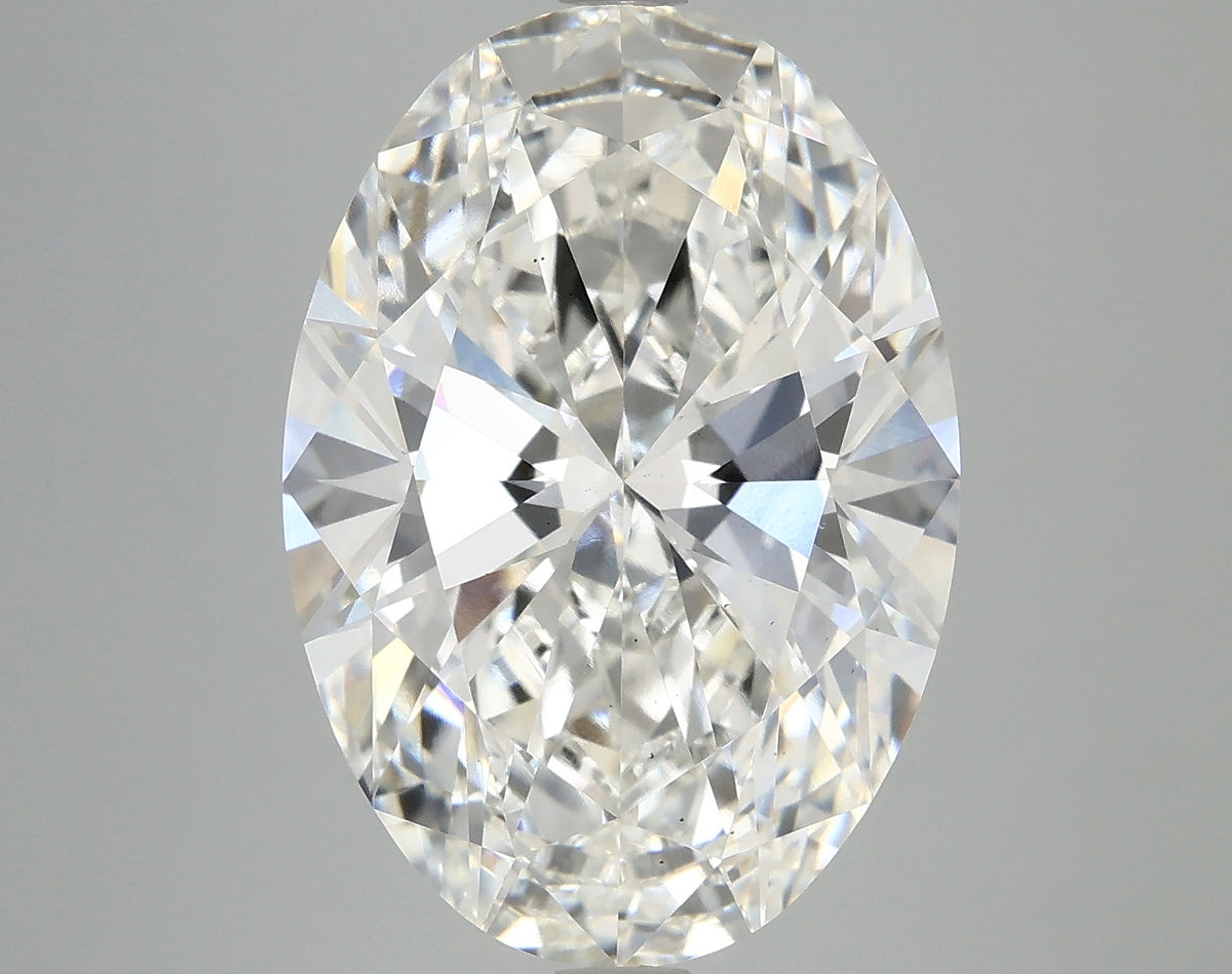 8.37ct Oval, F VS2 — IGI