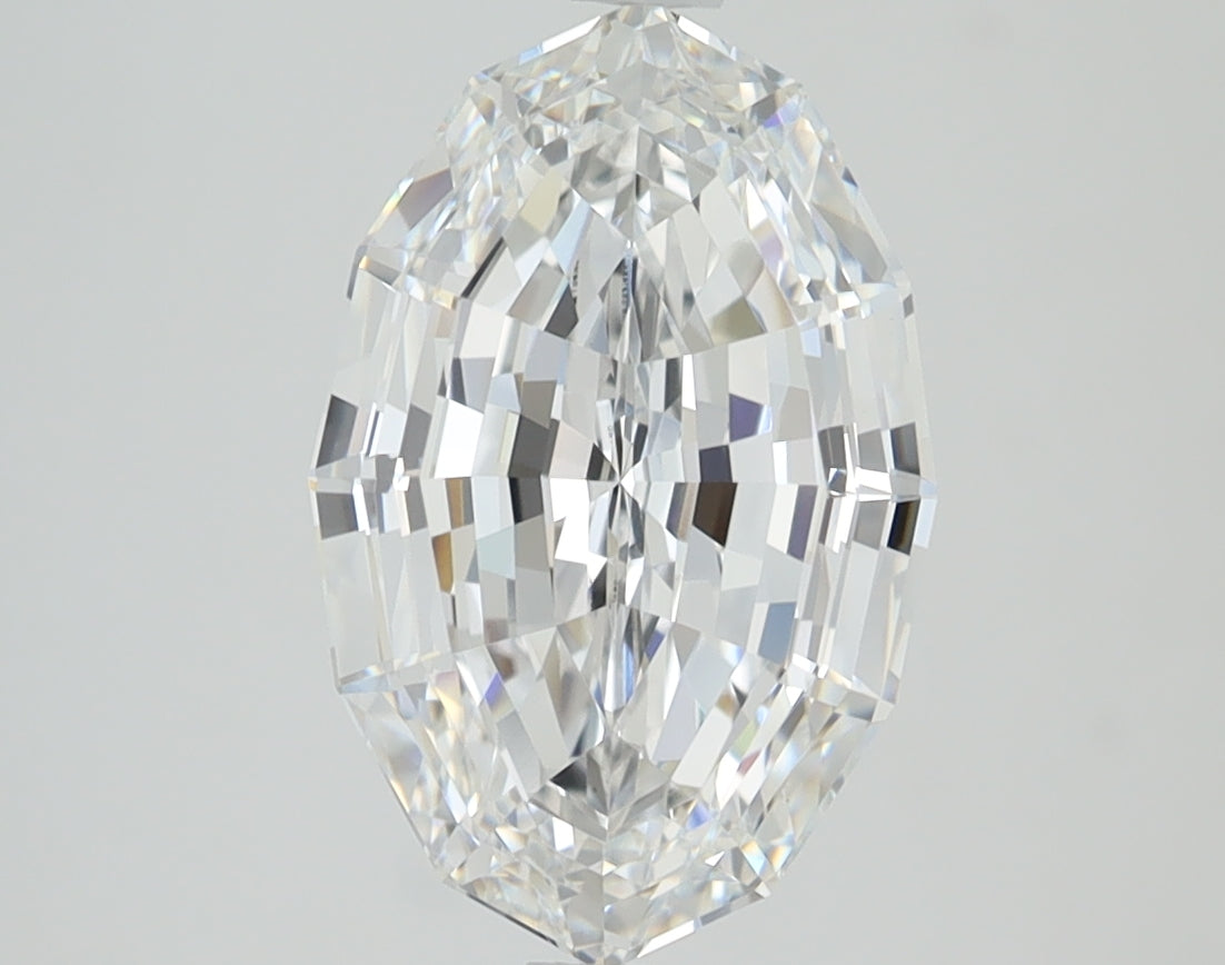 3.36ct Oval Step Cut, D VVS2 — IGI