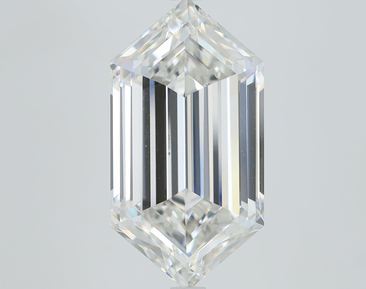 5.06ct Hexagonal Step Lab-Grown Diamond — F VS1, IGI Certified