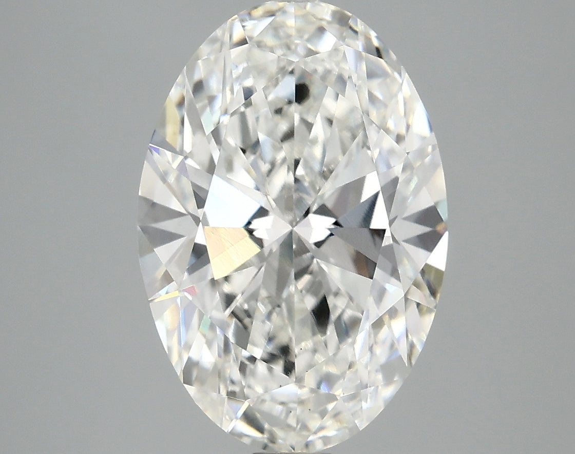 4.0ct Oval, F VS1 — IGI