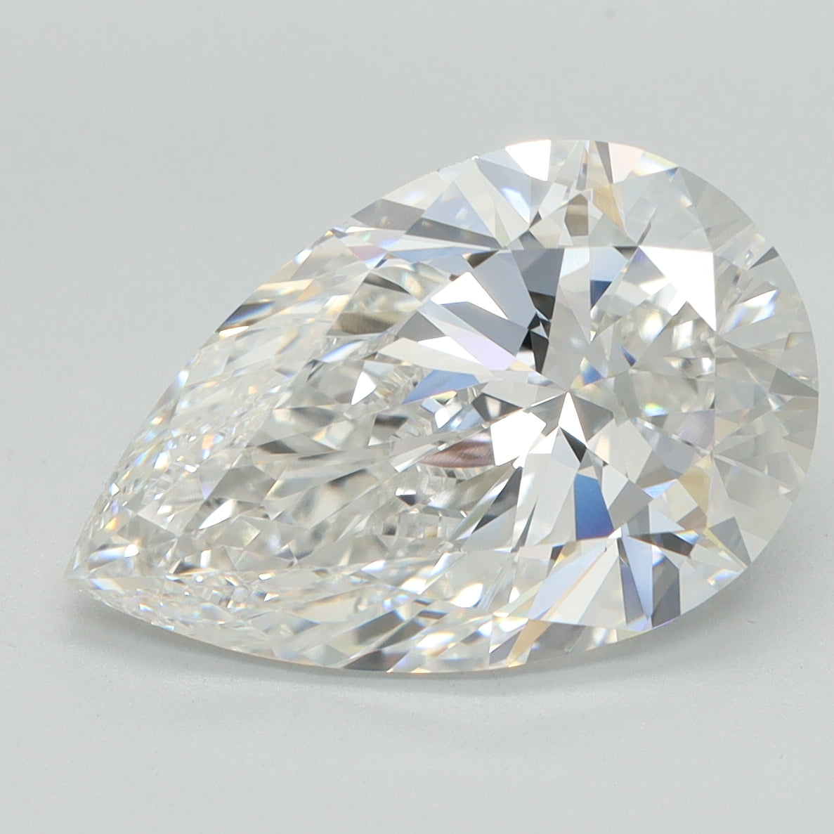 4.02ct Pear, F VVS1 — IGI