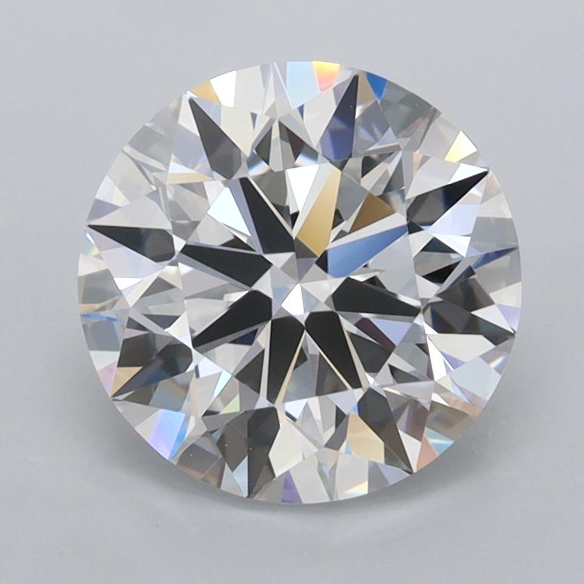 2.42ct Round, D VVS1 — IGI