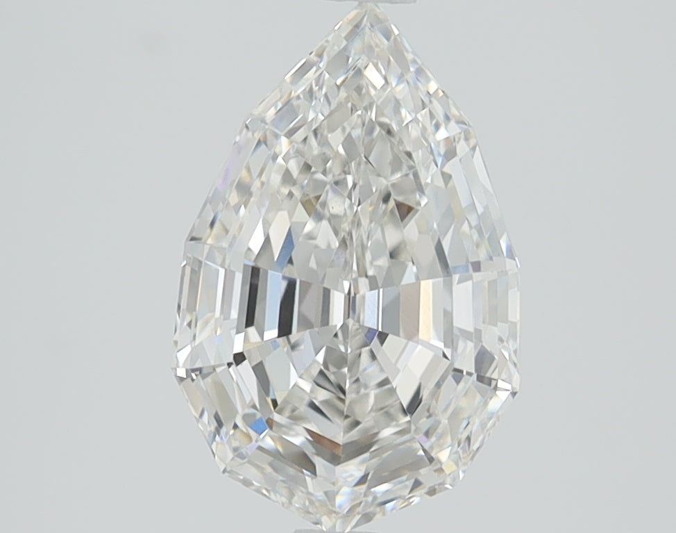 2.25ct Pear Step, F VS1 — IGI