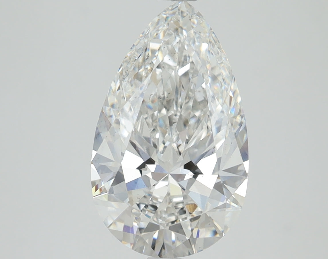 2.6ct Pear, F VS2 — IGI