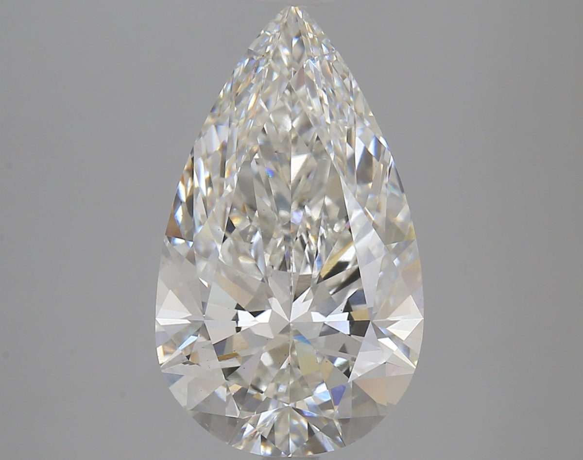 4.45ct Pear, F VS2 — IGI