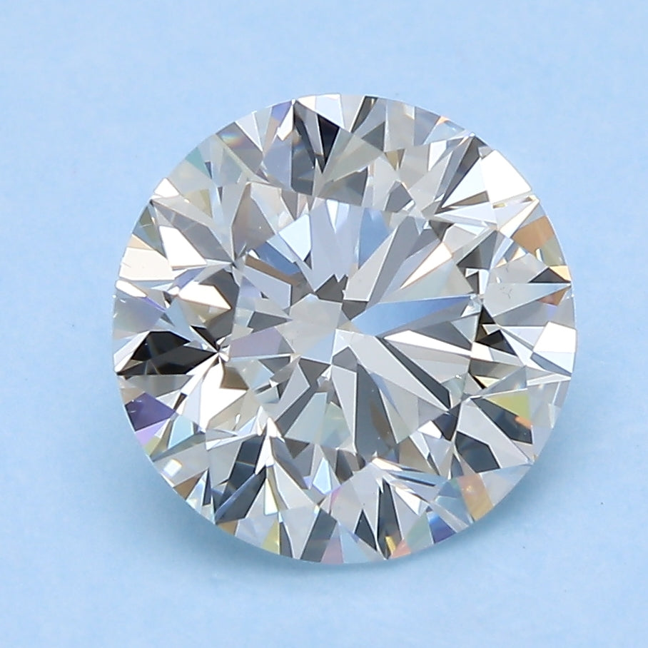 3.02ct Round Natural Diamond — F VS2, GIA Certified