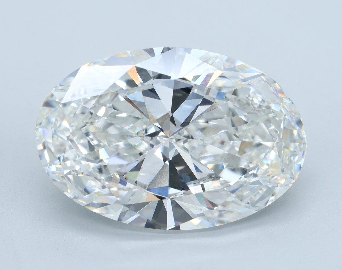 15.03ct Oval, F VVS2 — IGI