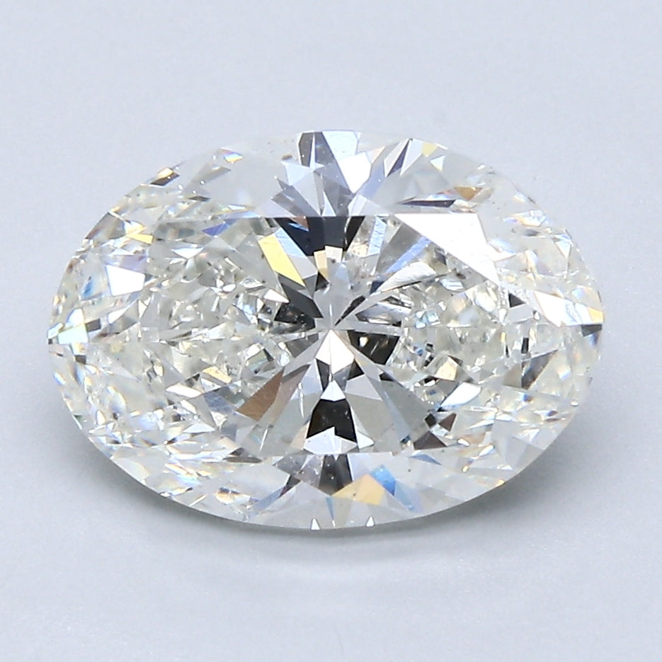 3.01ct Oval Natural Diamond — H SI2, GIA Certified