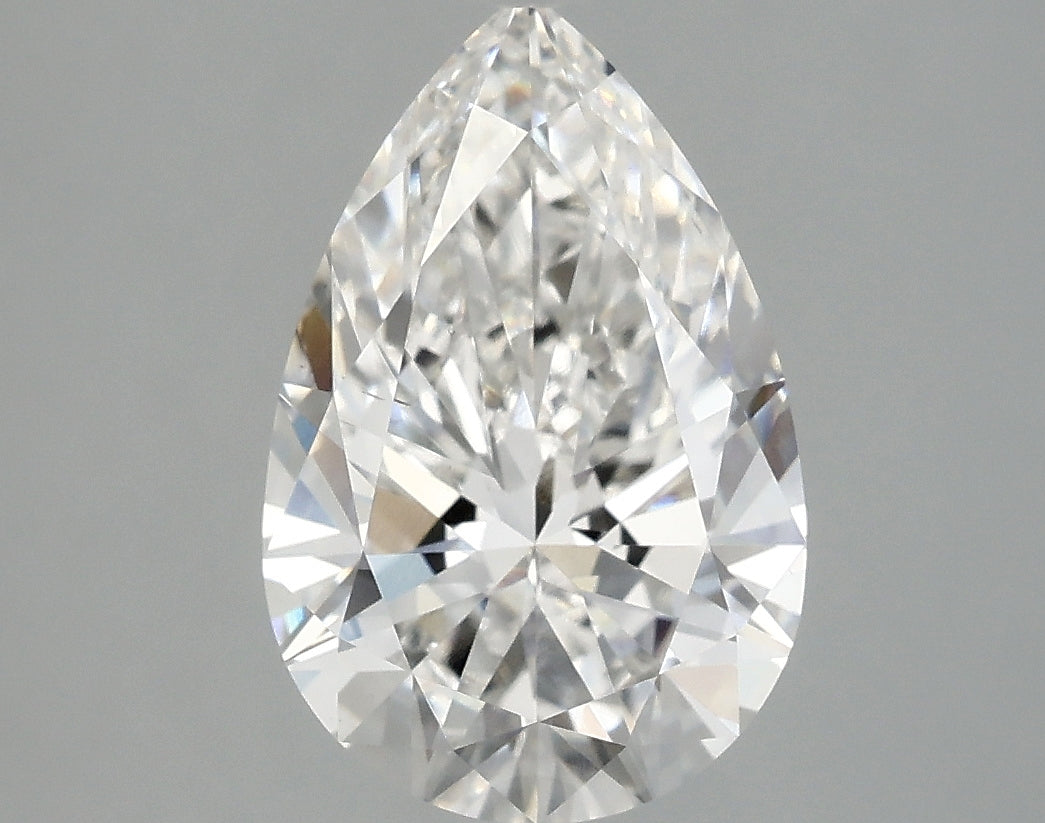 2.97ct Pear Lab-Grown Diamond — F VS2, IGI Certified