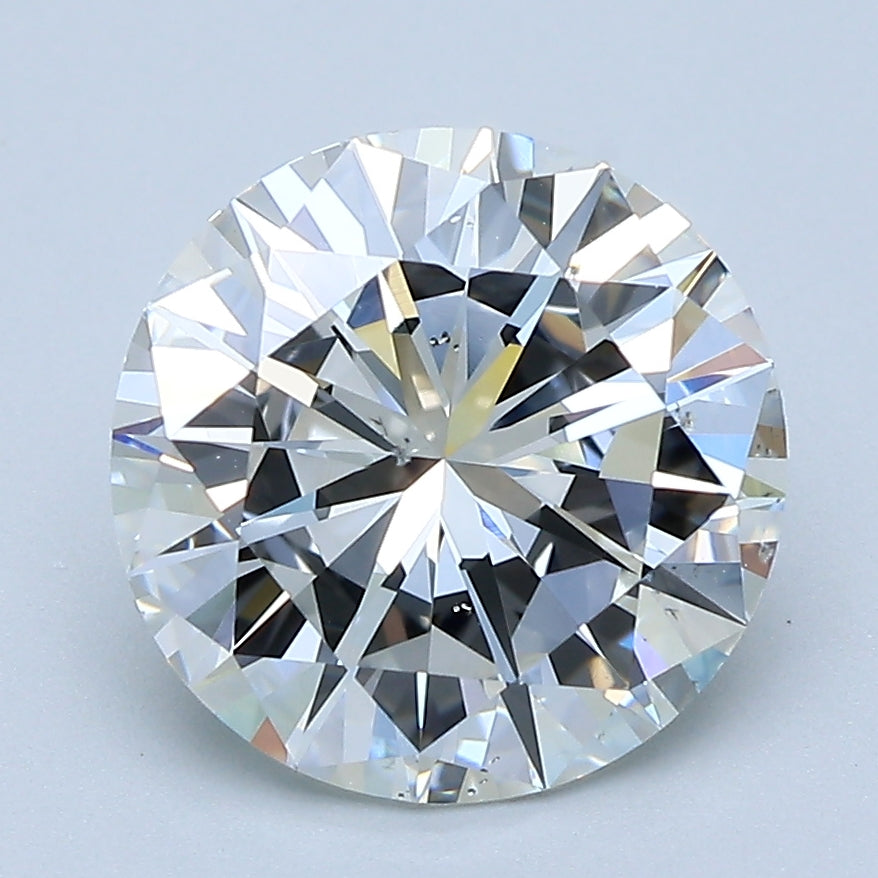 3.03ct Round, G SI1 — GIA