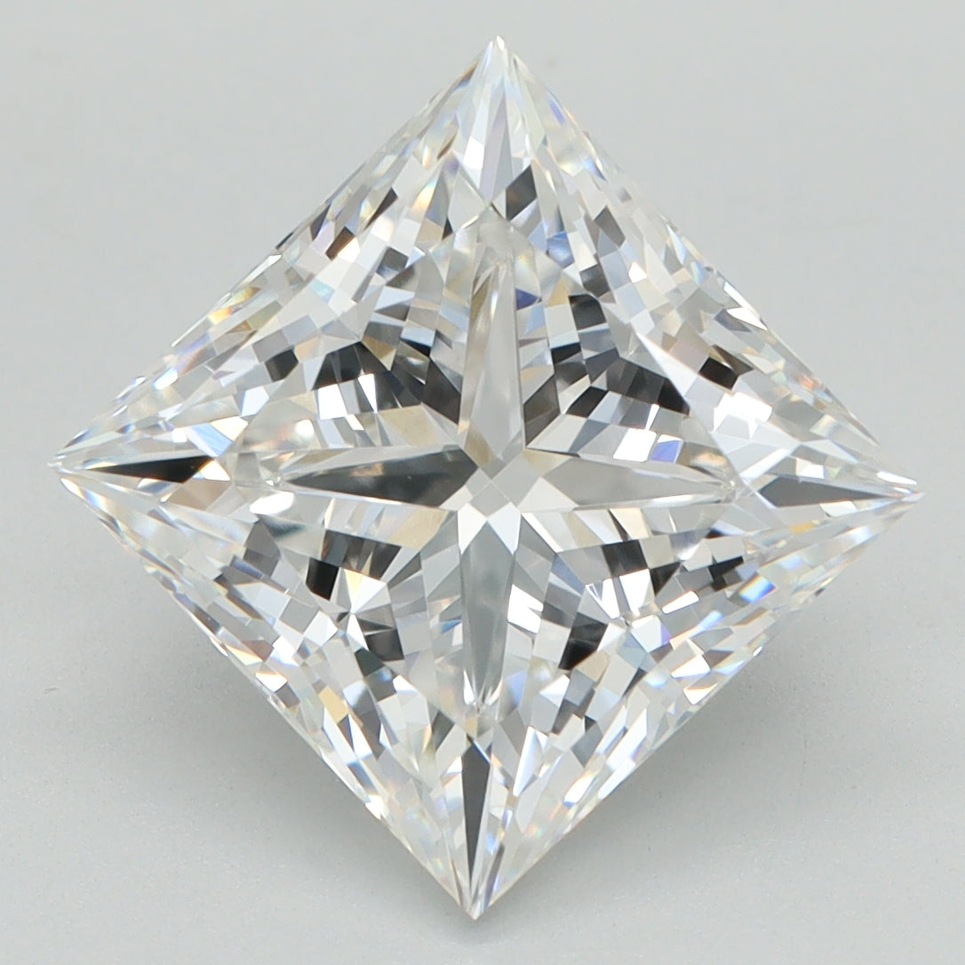 4.09ct Princess, E VVS1 — IGI