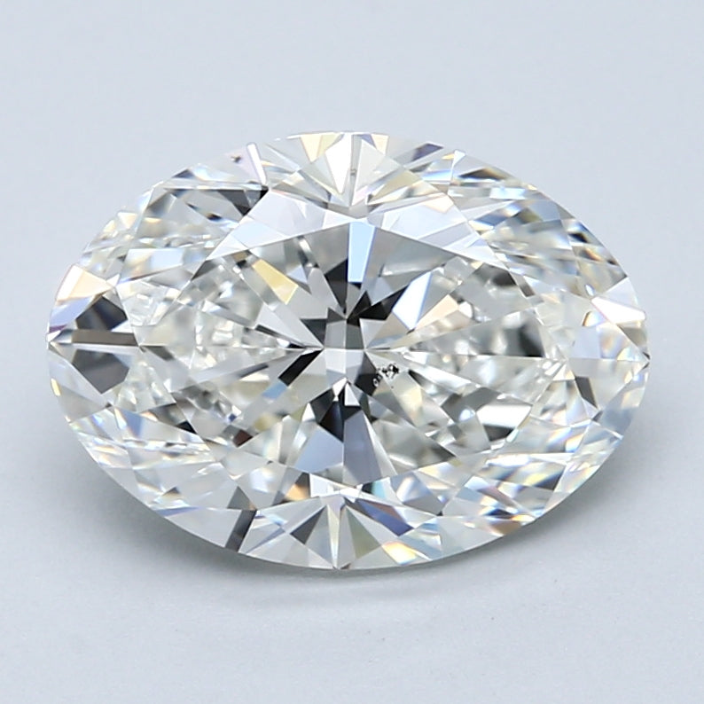 3.51ct Oval Natural Diamond — G SI1, GIA Certified