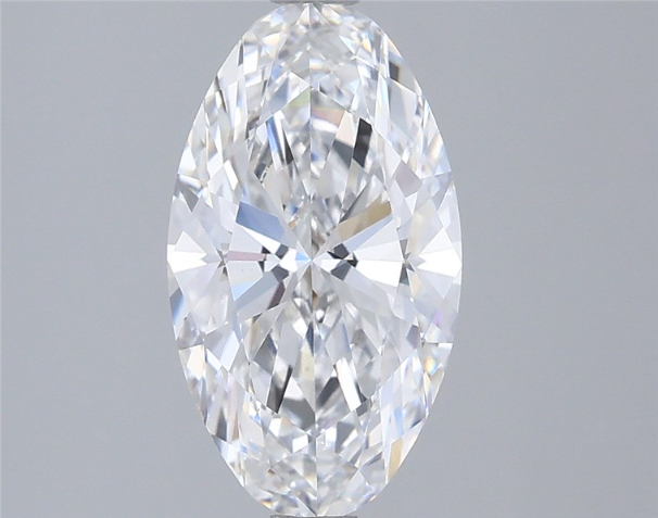 4.09ct Moval, F VVS2 — IGI