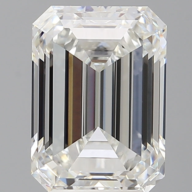 4.09ct Emerald Lab-Grown Diamond — F VVS2, IGI Certified