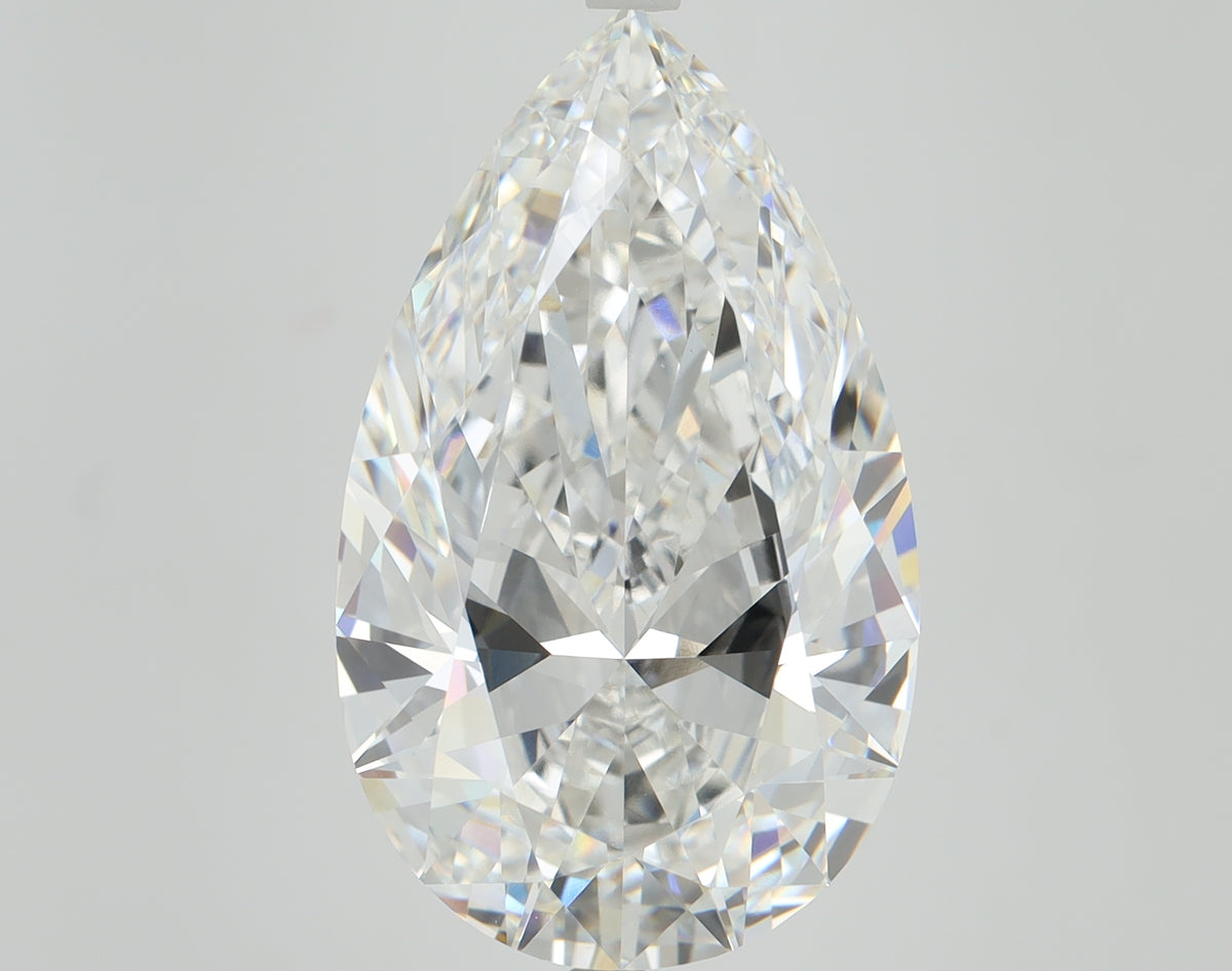 10.08ct Pear, E VVS2 — IGI