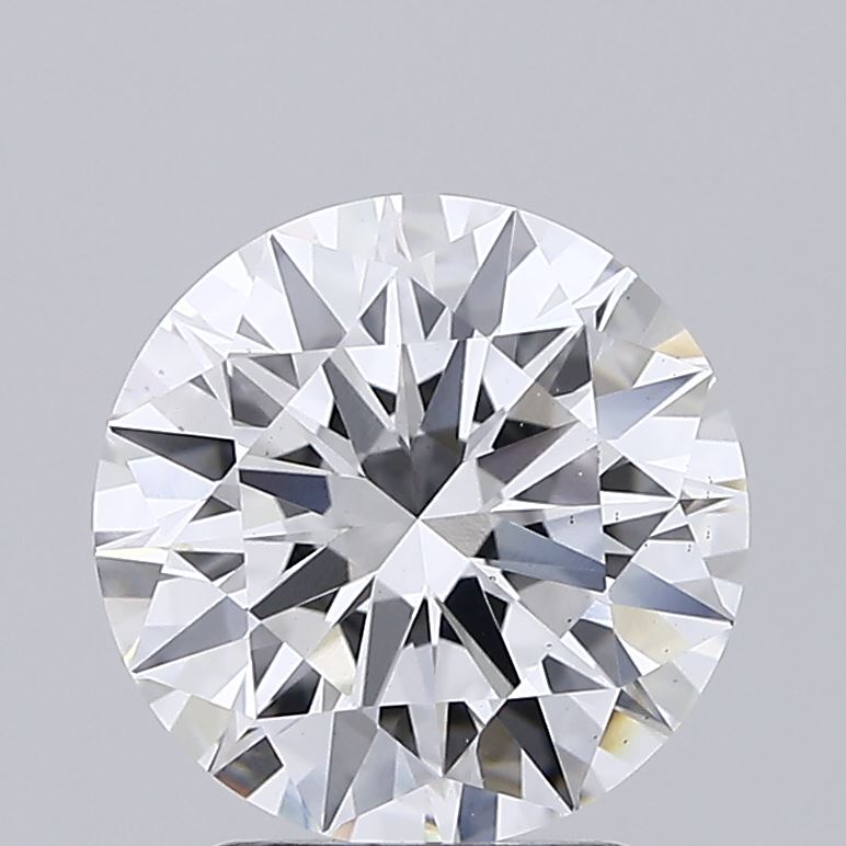 2.64ct Round, E VS1 — IGI