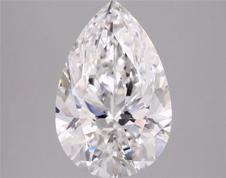 5.54ct Pear, F VVS2 — IGI
