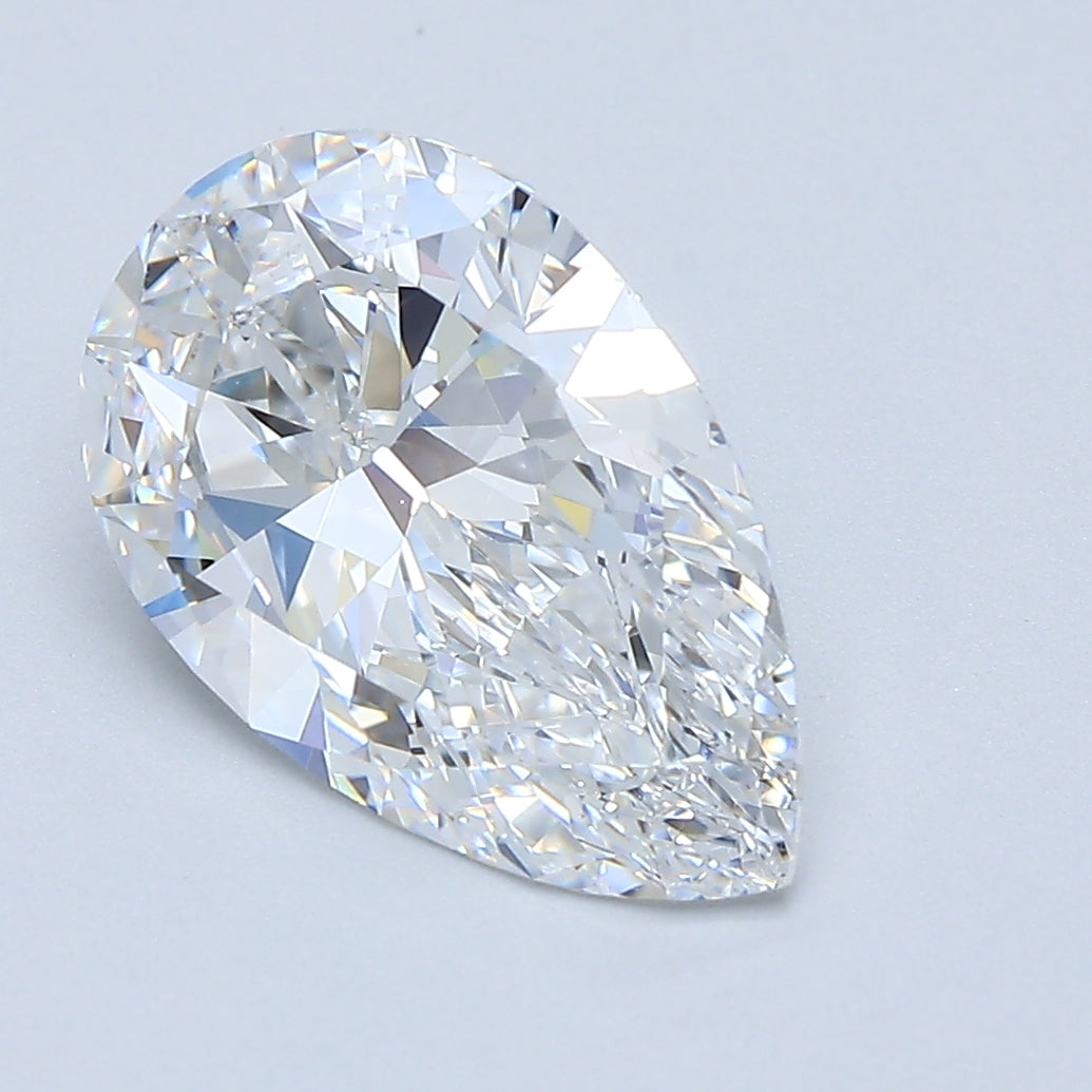 2.66ct Pear Natural Diamond — E VS2, GIA Certified