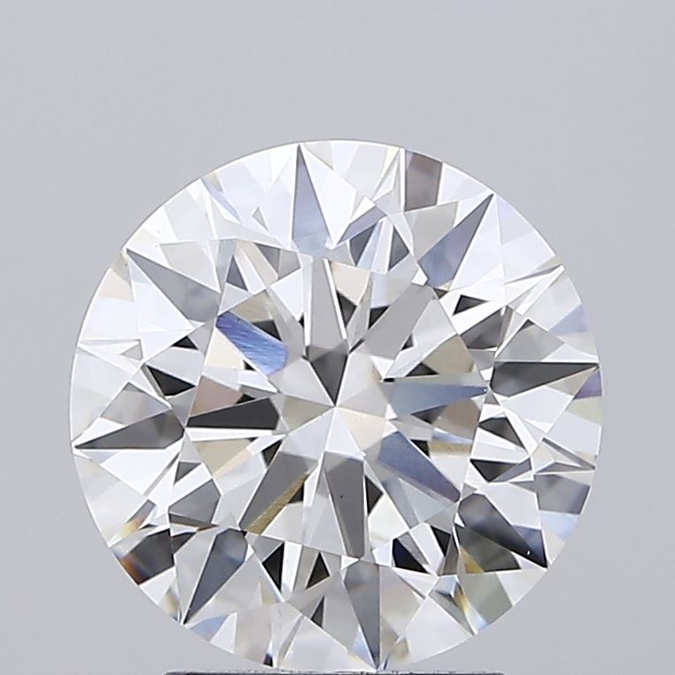 2.86ct Round, F VVS2 — IGI